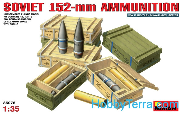 Miniart  35076 Soviet 152-mm ammunition