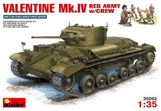 Miniart  35092 Valentine Mk.IV Red Army w/crew