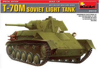 Miniart  35113 T-70M Soviet light tank, special edition