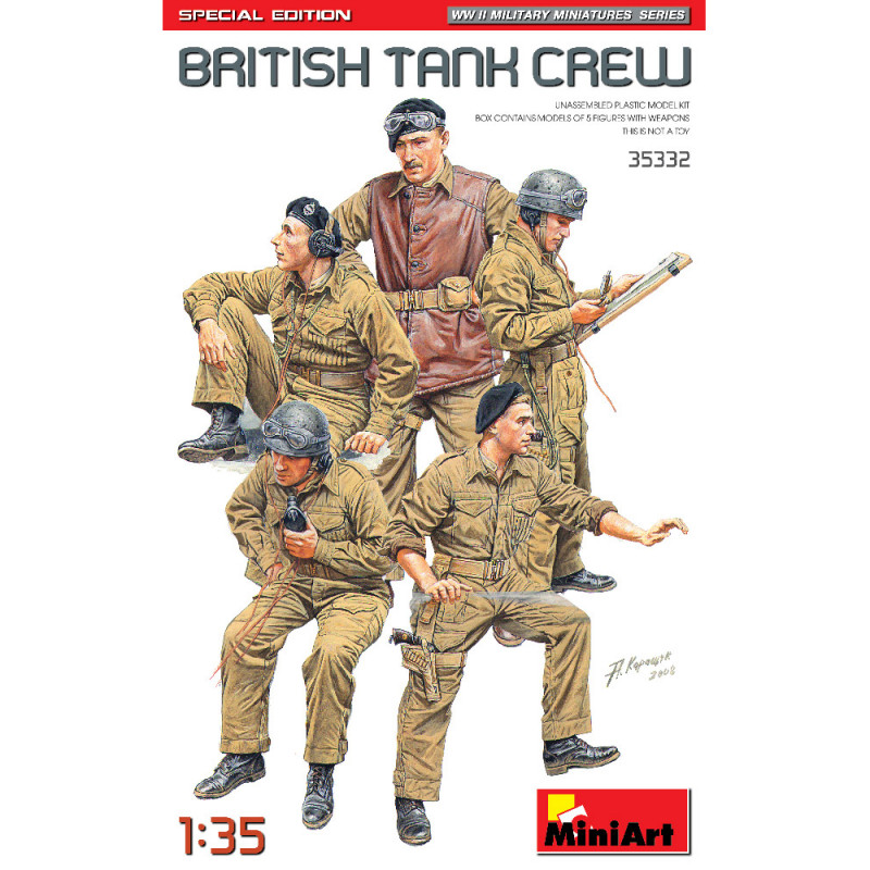 MiniArt: British Tank Riders Special Edition in 1:35 6465312 NW Europe 