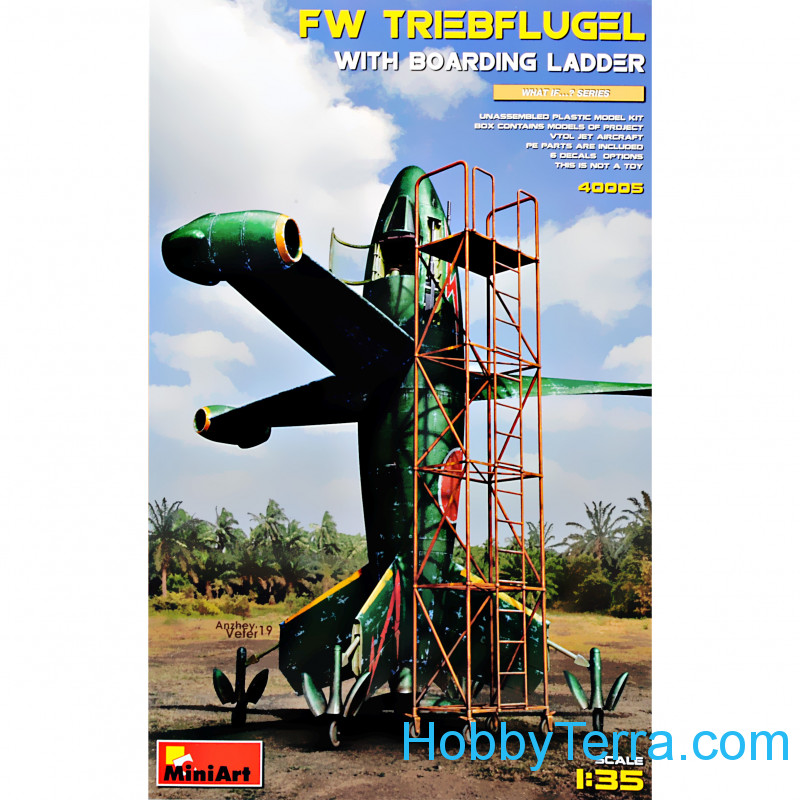 MiniArt 40005 Focke Wulf Triebflugel with Boarding Ladder 1/35