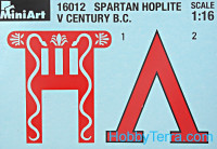 Miniart  16012 Spartan hoplite, V century B.C.