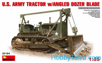 U.S. Army tractor w/Angled dozer blade