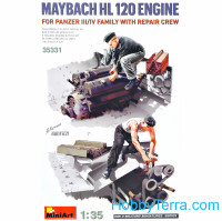 Maybach HL 120 Engine for Panzer III/IV Family with Repair Crew