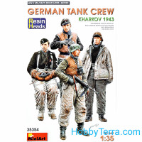 German Tank Crew. Kharkov 1943 (Resin Heads)