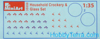 Miniart  35559 Household crockery ang glass set