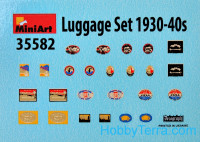 Miniart  35582 Luggage set, 1930-40s
