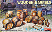 Wooden Barrels. (Medium Size)