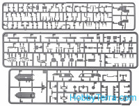 Miniart  37009 Tank T-54A, Interior kit