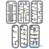 Miniart  37016 Russian Medium Tank T-55A mod. 1965, early. Interior Kit