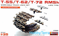 T-55/T-62/T-72 RMSh Workable Track Links Set, late type