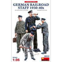 German Railroad Staff 1930-40s
