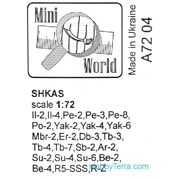 Mini World  7204 ShKAS machine-gun 