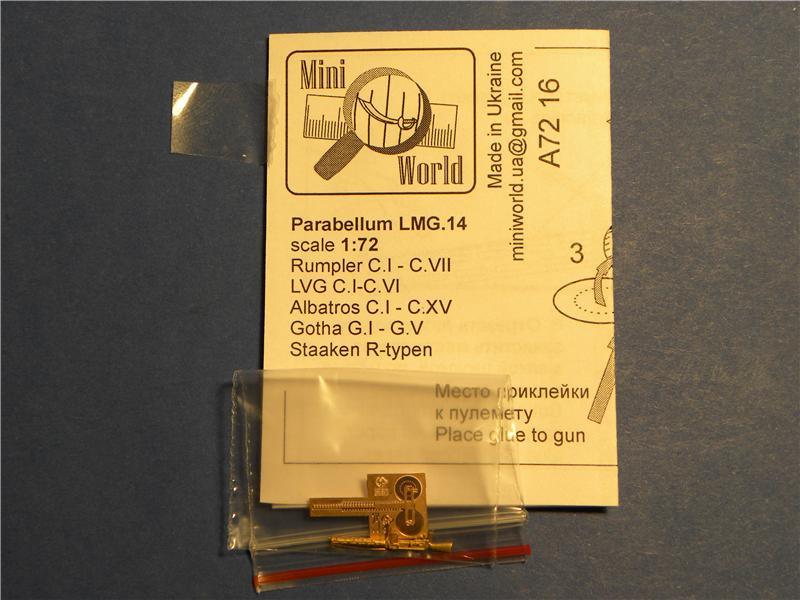 Mini World  7216 Parabellum LМG.14