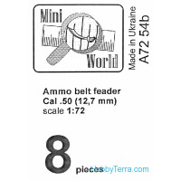 Mini World  7254b Ammo belts feader Cal .50 (12,7mm) (8 pcs)