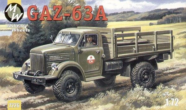 Military Wheels  7226 Gaz-63A Soviet truck