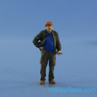 Resin figure of mechanic (driver), type 4