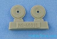 Northstar Models 48018 Wheels set 1/48 Bf.109 B/C/E (early) ("Metzeler" tires)