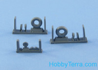 Northstar Models  48051-a Wheels set 1/48 for Spitfire, no mask series