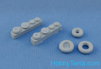 Northstar Models  48071-a Wheels set 1/48 for YaK-52, no mask series