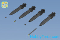 Northstar Models 48088-a 1:48 USAF 500Lbs Mk.82 General purpose bomb with Mk15 Mod IV Snakeye