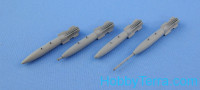Northstar Models 48088-b 1:48 USAF 500Lbs Mk.82 General purpose bomb with Mk15 Mod IV Snakeye