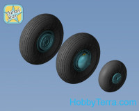 Wheels set 1/48 for An-2 soviet plane - No Mask series