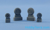 Northstar Models 72033-b Wheels set 1/72 F/A-18 E/F Super Hornet Light series