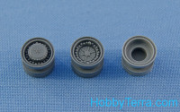 Northstar Models 72101 Topol SS-25 Wheels and tyre set. Main hub Type 1