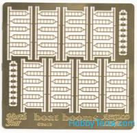 Photo-etched set 1/350 Boat booms