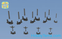Northstar Models 350165 Japanese navy anchors (12 types X 5 pcs, total 60 pcs), resin parts