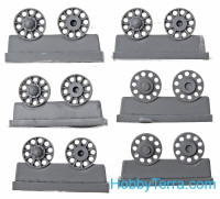 OKB Grigorov  S72028 Idler wheels 1/72 for T-34 mod.1942-45