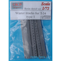 Winter tracks 1/72 for T-34, type 1