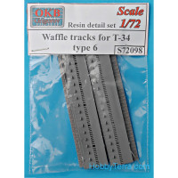 Waffle tracks 1/72 for T-34, type 6