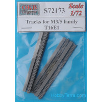 Tracks 1/72 for M3/5 tank family, T16E1