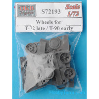 Wheels set 1/72 for T-72 late / T-90 early tanks