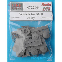Wheels set 1/72 for M60 tank, early