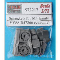 Sprockets for M4 family, VVSS D47366 economy