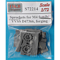 Sprockets for M4 family, VVSS D47366, forging (6 pcs)