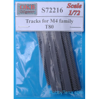 Tracks 1/72 for M4 family, T80