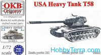 T58 U.S. heavy tank