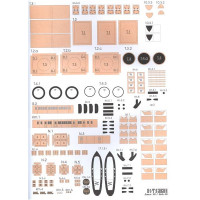 Orel 33 Paper 1/200 model of battleship "Prince Potemkin Tauride"