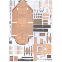 Orel 56 High-quality paper model of armored cruiser "Russia"