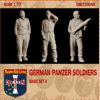 German Panzer Soldiers (basic set 4), resin
