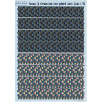 Decal 1/72 Lozenge B. German four color printed fabric