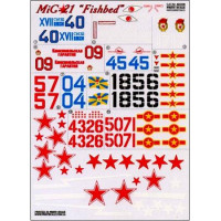 Decal 1/48 for MiG-21 