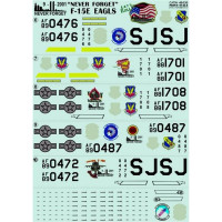 Decal 1/48 for F-15E Eagles 