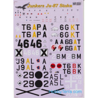 Decal 1/48 for Junkers Ju-87 Stuka