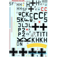 Decal 1/48 for Henschel HS126