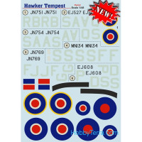 Decal 1/48 for Hawker Tempest, Part 2